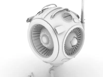 SciFi Probe Drone  3D model