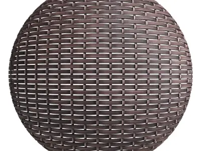 Wicker materials 9- PBR 4k by Sbsar Texture