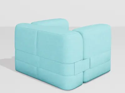  Noobist - Chair - cashabat Low-poly 3D model