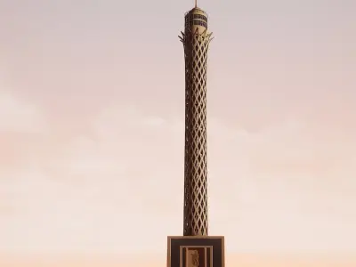 Cairo Tower 3D model