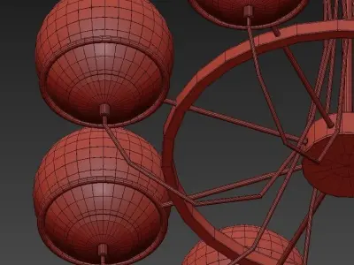 Melissa Chandelier 3D model purchase