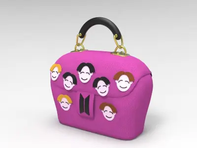 BTS Handbag Low-poly 3D model