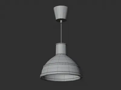 Lamp ceiling 02 3D model