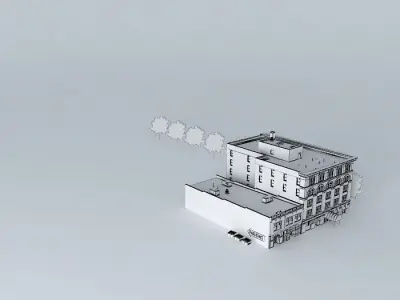 Apartment Building Free 3D model