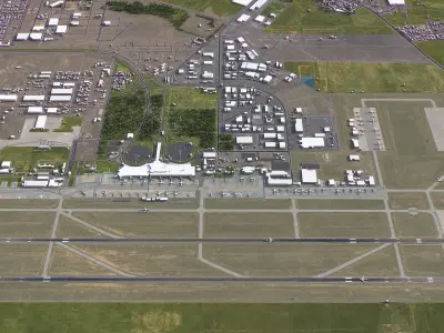 Casablanca - 3D Airport Model Low-poly 3D model