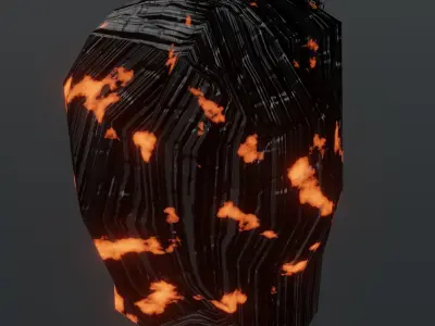 Coal Charcoal 3D model