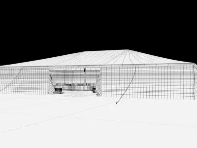 arabian tent 3D model 3D model