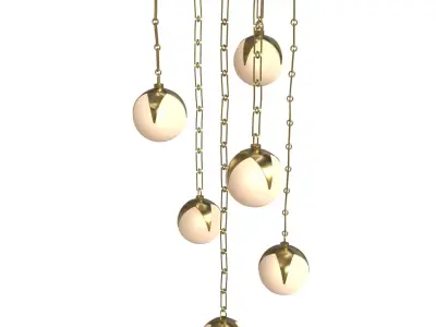Eichholtz chandelier alesa 3D model