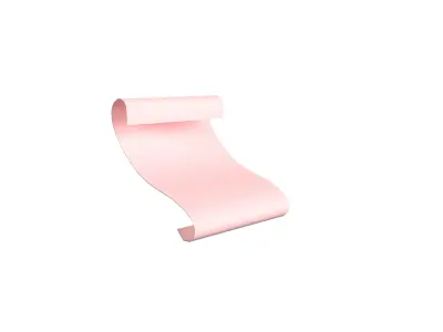 Cartoon Paper v1 003 Low-poly 3D model