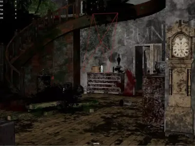 Post-Apocalyptic Hideout Weapons Pack High Poly Render Scene 3D model