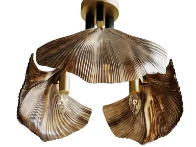 Ginkgo ceiling chandelier 3D model