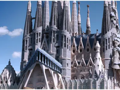 SacredFamily sagrada familia barcelona 3D model