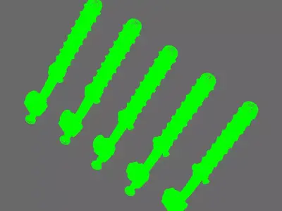 Cyber Samurai Power Tetsubo 3D print model