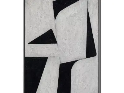 Abstract Painting Frame set 3D model 738