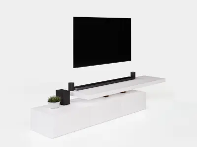 TV unit 3D model