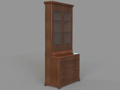 Antique Hutch 3D model