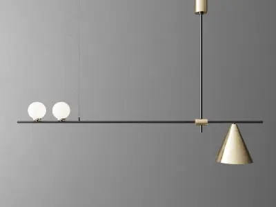 CRANE Pendant light by Aromas del Campo 3D model