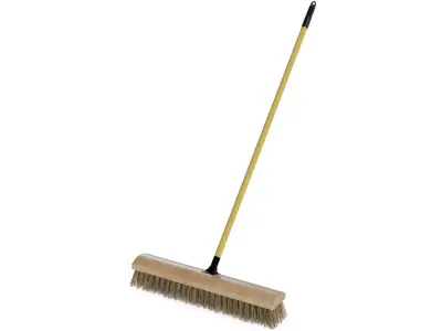 Brooms mops and window squeegees Push Broom Low-poly 3D model