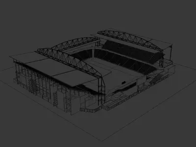 BMO Field Stadium 3D model
