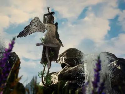 Mountain Low-poly 3D model