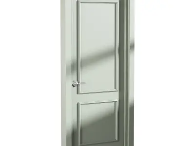 Modern entrance door 89 3D model