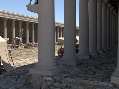 Ancient city of Anavarza 3D model