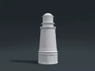 Yenikalsky Lighthouse 3D model