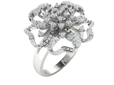  Women Ring Render 3dm STL MTL SLC JCD OBJ FBX Details 3D print model 47