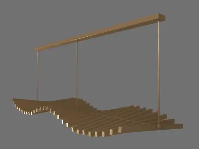 Porte Led Pendant Lamp 3D model