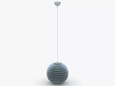 1484 - Hanging Lamp Low-poly 3D model