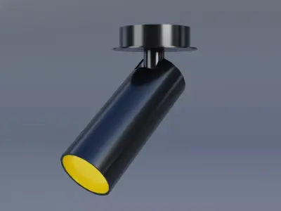 ceiling Light Low-poly 3D model