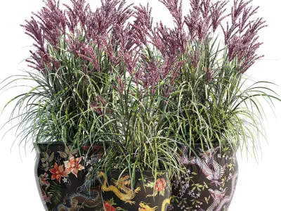 Porcelain pot one 3D model