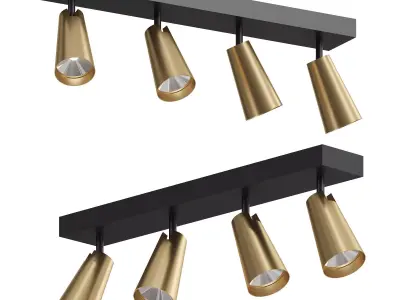 Lucande ceiling light Angelina 3D model