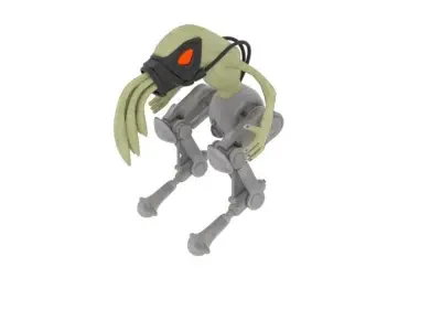  Oddworld Mech Slig  Low-poly 3D model