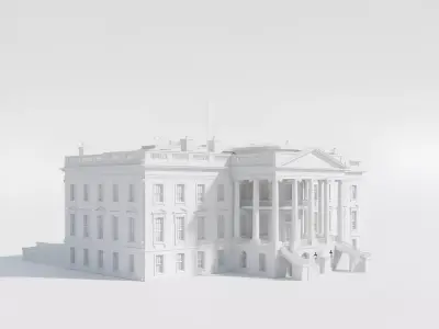 The White House Complex 3D model 3D model