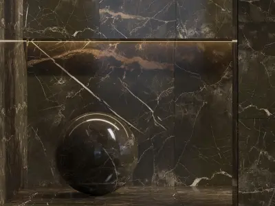 Marble set 09 - Bundle - 2 types Black Marble Texture