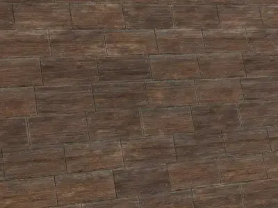 Weathered Red-Brown Rustic Barn Wood PBR Seamless Texture