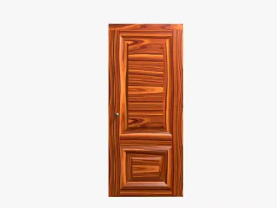 Interior Wooden Door 3D model
