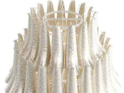 1st DIBS Murano Scavo Glass Selle Chandelier 3D model