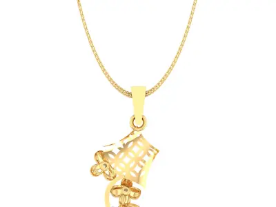 Ring Earrings Pendant Combo 3D print model