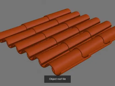 Roof objects 3D Model Pack