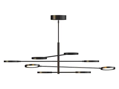 Spectica 8 Chandelier 3D model