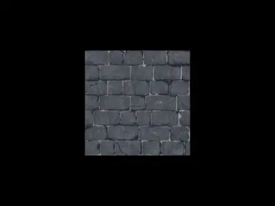Stone Wall 3D model
