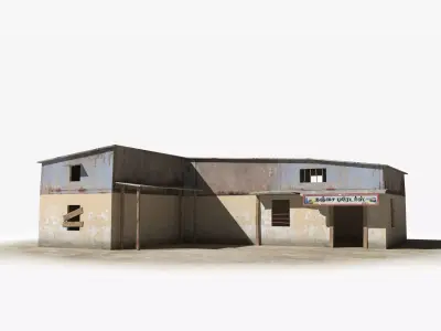 Slum x25 Low-poly 3D model purchase