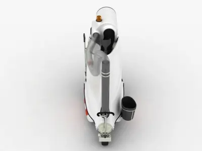Electric Vacuum for Urban and Industrial Waste Low-poly 3D model