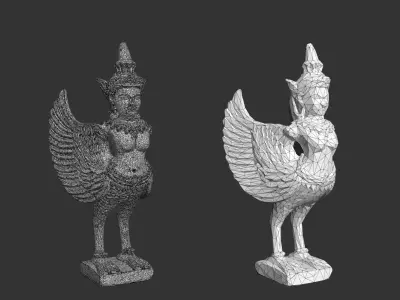 Ancient Khmer Statues -250522 3D Model Pack