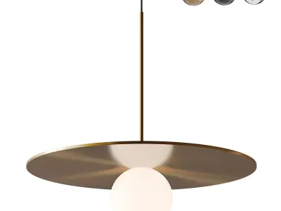 Bola Disc Pendant light 3D model