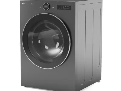 LG dryer machine DLEX6700B 3D model