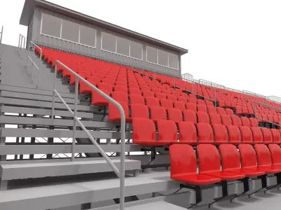 Futsal Arena 02 3D model