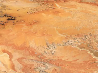 Arizona Desert Landscape 3D model